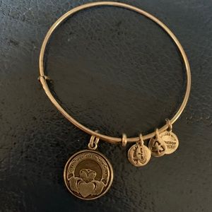 Alex and Ani Irish Claddagh charm bracelet